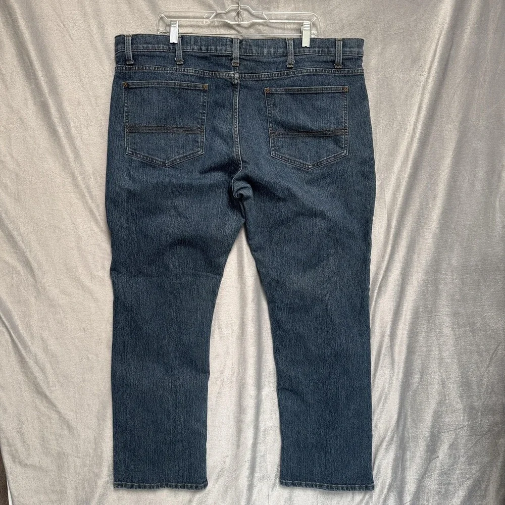 RedHead‎ Jeans Mens 42x32 Blue Stretch Denim Straight Leg Relaxed Fit Casual